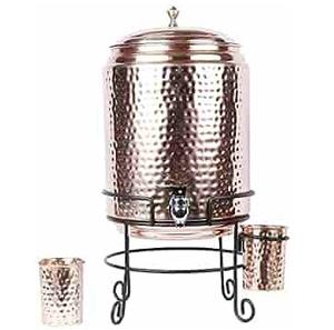 Dispensador de agua de cobre más vendido para el hogar, Hotel y restaurante, beneficios de cobre para la salud, vasos de diseño moderno para fiestas - Product Image 4