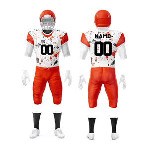 ชุดยูนิฟอร์มอเมริกันฟุตบอลระบายอากาศได้ดี ซับเหงื่อ ป้องกันรังสียูวี ไซส์พลัส ชุดกีฬาประสิทธิภาพสูง ทนทาน เหมาะสำหรับการฝึกซ้อม - Product Image 6