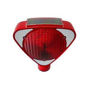 Juego de 5 Lámparas LED Solares Intermitentes Rojas, Productos de Señalización de Tráfico - Product Image 6