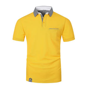 Uniforme de travail de haute qualité pour chemises de grande taille pour hommes, tissu tricoté à manches courtes et à coupe surdimensionnée avec broderie de logo personnalisé - Product Image 1