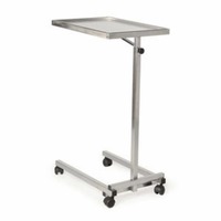Chariot Mayo en acier inoxydable de haute qualité pour hôpitaux, instruments chirurgicaux, mobilier médical pliable à 4 roues