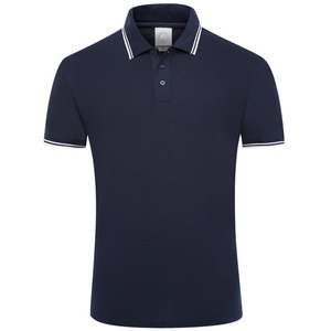Camiseta de Golf de Manga Corta para Hombre, de Alta Calidad, Tejida, 100% Algodón, Antiarrugas, de Secado Rápido, Color Sólido, Estilo Inglés, Marca Personalizada - Product Image 4