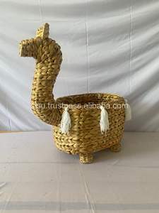 ตะกร้าผักตบชวาธรรมชาติสำหรับ2024อีสเตอร์ผลิตภัณฑ์ผักตบชวามีด้ามจับ/ผลิตภัณฑ์ผักตบชวาผลิตจากเวียดนาม - Product Image 4