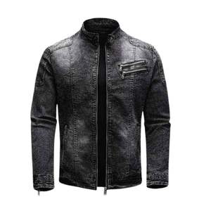 Chaquetas vaqueras de peso pesado lavadas, ropa clásica de ajuste Regular para exteriores, chaqueta vaquera de algodón duradero con estilo para todos los días - Product Image 5