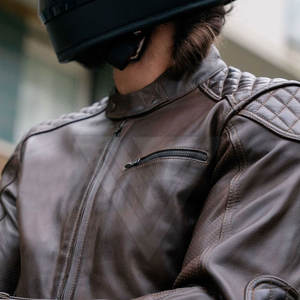 À la mode Pu cuir veste hommes classique motard Slim Fit moto Style vêtements d'extérieur décontractés automne printemps col montant manteau - Product Image 4