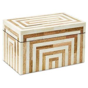 Caja de Joyería Rectangular Clásica con Incrustaciones de Hueso Hecha a Mano de Alta Calidad, Almacenamiento de Lujo, Color/Tamaño Personalizado - Product Image 4