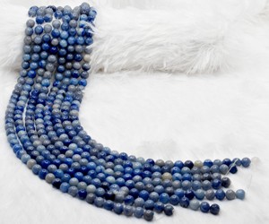 Natural Healing Blue Color Sodalite 8mm Round Crystal Loose Beads Semi Precious <b>Stone</b> For Meditation Jewelry Making - Product Image 2