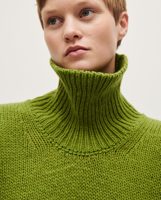 Cardigan en coton 100% de haute qualité, col rond, style bohème, jacquard crocheté, boutons sur le devant, pour femme, hiver, coupe classique, 300g