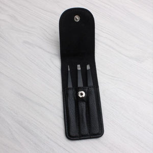 Pinces à épiler de marque privée, pinces à épiler, pour Volume, en acier inoxydable, accessoires courbés - Product Image 5