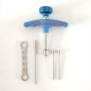 BISONS - Juego de Instrumentos Quirúrgicos Ortopédicos Manuales de Acero Inoxidable para Trasplante de Cartílago, Grado Médico, Venta al por Mayor - Product Image 3