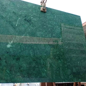 หินอ่อนสีเขียวแผ่นใหญ่ขัดเงาพื้นผิวที่ทันสมัย - Product Image 2