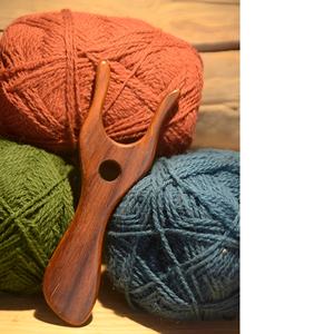 เครื่องมือถักนิตติ้งไม้แบบทำมือสำหรับทอส้อมไม้สำหรับทำสายถักนิตติ้ง - Product Image 2