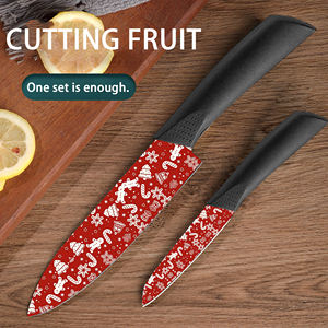 Nouveautés Couteau de chef Damas de qualité supérieure Manche en plastique Passe au lave-vaisselle Pour un usage quotidien Tâches utilitaires Vente flash Livraison rapide - Product Image 5