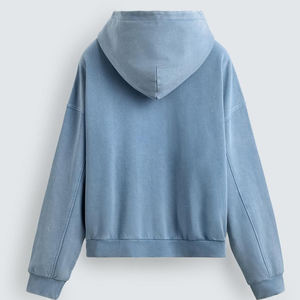 Breathable Material <b>Men</b> <b>Hoodie</b> High Quality With Zip Up Closure Custom Logo Solid Color <b>Hoodie</b> <b>For</b> Winter OEM Service Wholesale - Product Image 6