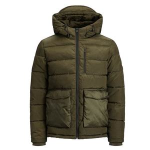 Chaqueta acolchada personalizada ligera para hombre, abrigo de invierno de nuevo diseño con cremallera a prueba de viento y capucha hinchada, venta al por mayor, estilo burbuja - Product Image 5