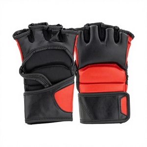 Gants de MMA DWELT GEARS en cuir respirant et léger, conçus sur mesure, pour l'entraînement et le sparring, avec fermeture auto-agrippante, logo personnalisé, équipement OEM. - Product Image 1