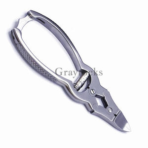 Coupe-ongles professionnel en acier inoxydable à usage intensif Coupe-ongles à ouverture large et pointue - Product Image 2