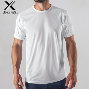 เสื้อยืดผู้ชายคุณภาพพรีเมียมสั่งทำพิเศษ 95% โพลีเอสเตอร์ 5% สแปนเด็กซ์ แห้งเร็ว ระบายอากาศได้ดี พร้อมลายพิมพ์ แฟชั่นสำหรับกิจกรรมกลางแจ้ง - Product Image 4