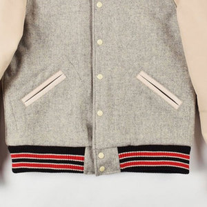 Venta al por mayor de moda personalizada bordado Varsity Letterman chaquetas de alta calidad Pakistán hecho Stand Collar béisbol chaquetas de los hombres - Product Image 6