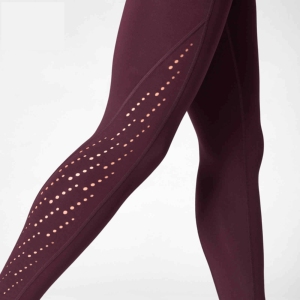 Mallas de Yoga de entrenamiento de cuerpo entero de cintura alta para mujer con logotipo personalizado Spandex/poliéster (250-300 GSM) cintura elástica piernas - Product Image 3
