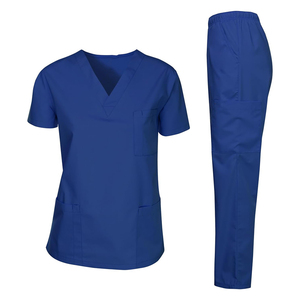 Vente en gros moderne personnalisé unisexe Scrubs uniformes ensembles pantalons de survêtement médecins infirmières hôpital médical gommage costumes 2025 - Product Image 1