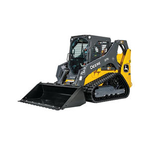 Minicargadora compacta de alto rendimiento con puertos hidráulicos auxiliares y neumáticos industriales anchos - Product Image 3