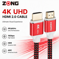 Câble HDMI tressé 4K 60Hz 18Gbps HDMI 2.0 haute vitesse