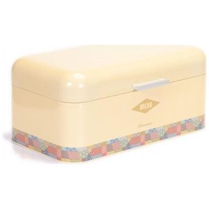 Kontensan EF06156 - Panera Rectangular de 9L con Diseño de Parches en Crema, Tapa con Bisagras, 209 x 365 x 120 mm, Contenedor de Almacenamiento de Alimentos - Product Image 2
