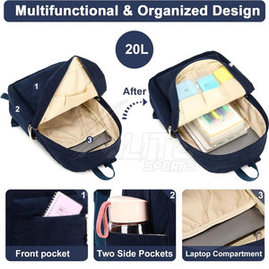 Multi Functional Daily School Backpack With Durable Fabric And Spacious Compartments For Travel Work And Outdoor Use - Product Image 3