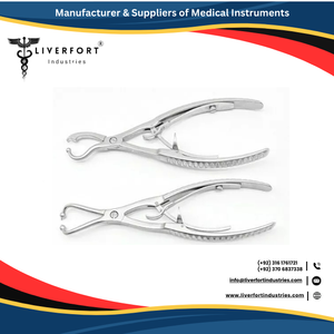 Venta al por mayor de fábrica, LIVER FORT INDUSTRIES, pinzas de reducción de clase II, instrumento quirúrgico de punto, cirugía ortopédica ósea - Product Image 5