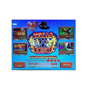 Machine de jeu vidéo d'arcade à monnayeur FRO Texas Keno-4 Hearts avec moniteur unique WMS550 Taiwan Anglais - Product Image 2