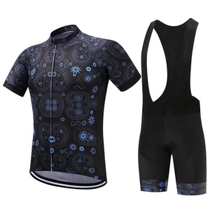Ensemble de maillot de cyclisme respirant pour hommes personnaliser les uniformes de cycle et les bavoirs ensemble de vêtements de cyclisme durables - Product Image 4