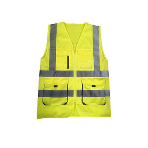 Chaleco de Seguridad Reflectante LED Impermeable de Poliéster de Alta Calidad ANSI Clase 1, Logotipo Personalizado, Nuevo Diseño de Impresión, para Exteriores - Product Image 2