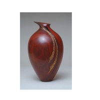 Pot bunga kayu serbaguna buatan tangan kualitas tinggi desain vas lantai untuk dekorasi rumah taman kantor hadiah vas kayu bambu