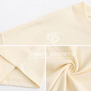 Nouvelle arrivée 2025 Offre Spéciale Fitness respirant plaine impression personnalisée couleur unie O cou plaine t-shirt pour hommes - Product Image 2