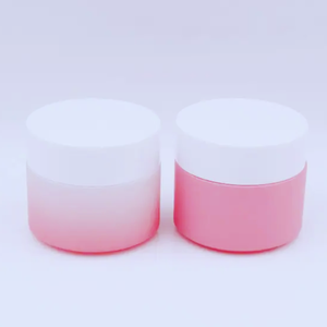 Envase cosmético 250Ml 8oz Frosted Pink Pared gruesa PET Frascos para crema de mantequilla corporal Tapas de tornillo ISO 9001 Certificado Vietnam - Product Image 5