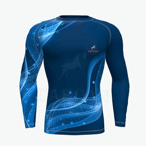 Entraînement de gymnastique moderne pour hommes Confortable longue protection contre les éruptions cutanées Compression Styles de motifs personnalisés Meilleures ventes Différentes tailles - Product Image 1