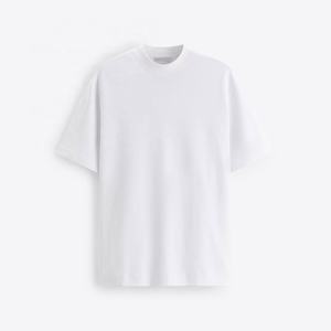 Venta al por mayor de gran tamaño camiseta superior de peso pesado liso de alta calidad 100 algodón Impresión digital camiseta para hombres ropa de calle camisas - Product Image 6