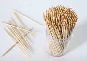 Cure-dents en bambou jetables 1KG, cure-dents double face sans éclats, bonne rondeur et droiture - Product Image 4