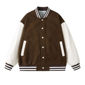 Chaqueta de equipo personalizada Letterman Collage de alta calidad para hombres Chaquetas universitarias de algodón para hombres y mujeres Chaqueta para hombres - Product Image 4