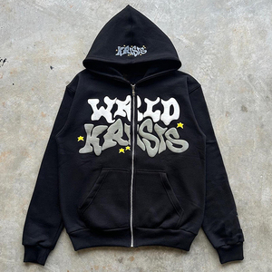 Sudadera con Capucha Lisa para Hombre, Invierno 2025, Último Modelo, para Bordado 3D, Impresión Digital, Mezcla de Felpa y Algodón, Prendas Esenciales - Product Image 3