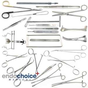 Instrumentos de cirugía de corazón y vasos sanguíneos aprobados por la CE, 73 Uds., juego de instrumentos de cirugía cardiovascular principales de Endochoice Medical - Product Image 3