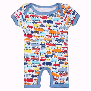 Barboteuse d'été Bébé Coton Vente en gros vrac Vêtements pour bébés Eco Friendly Fabricant OEM Fournisseur - Product Image 6