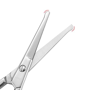 El Mejor Juego de 2 uds., tijeras para el pelo y la cutícula de la nariz con mango de cerámica, Kit de tijeras de manicura curvadas y redondeadas para hombres - Product Image 5