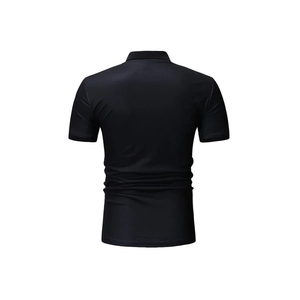 Vente en gros de t-shirts polos vierges respirants en pur coton pour hommes, polos avec logo personnalisé - Product Image 6