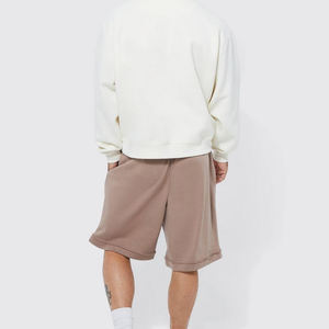 Customized Plus Size Men Sweat <b>Short</b> <b>Fleece</b> <b>Shorts</b> With Custom Logo Blank Long <b>Shorts</b> For Men - Product Image 3