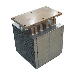 6000 Series Interlock Fin Copper Aluminum Weld Heatsink CNC Machining Punching Bending Cutting Services for <b>Heat</b> <b>Sink</b> - Product Image 1