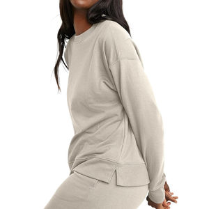 Sweat-shirt pour femme à col rond, prix abordable, nouvelle arrivée, vêtements de rue personnalisés, sweat-shirt brodé pour femme - Product Image 2