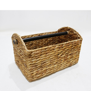 Cubierta de caja de pañuelos tejida de diseño moderno hecha a mano, cubierta de soporte de papel personalizada de jacinto de agua ecológica para decoración de bebé de coche y hogar - Product Image 5