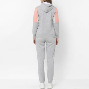 Vente en gros, survêtement de jogging taille adulte pour femmes, survêtement confortable à manches longues, séchage rapide, survêtement à fermeture éclair pour femmes - Product Image 3